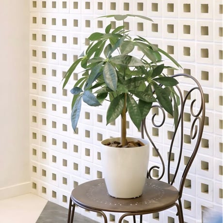 光触媒　人工観葉植物　フェイクグリーン　パキラリーフツリー72