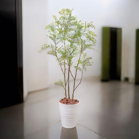 光触媒　人工観葉植物　ウォールグリーン　フェイクグリーン　シマトネリコ8210