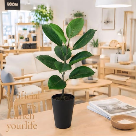 光触媒　人工観葉植物　ウォールグリーン　フェイクグリーン　デコラゴムルーツポット
