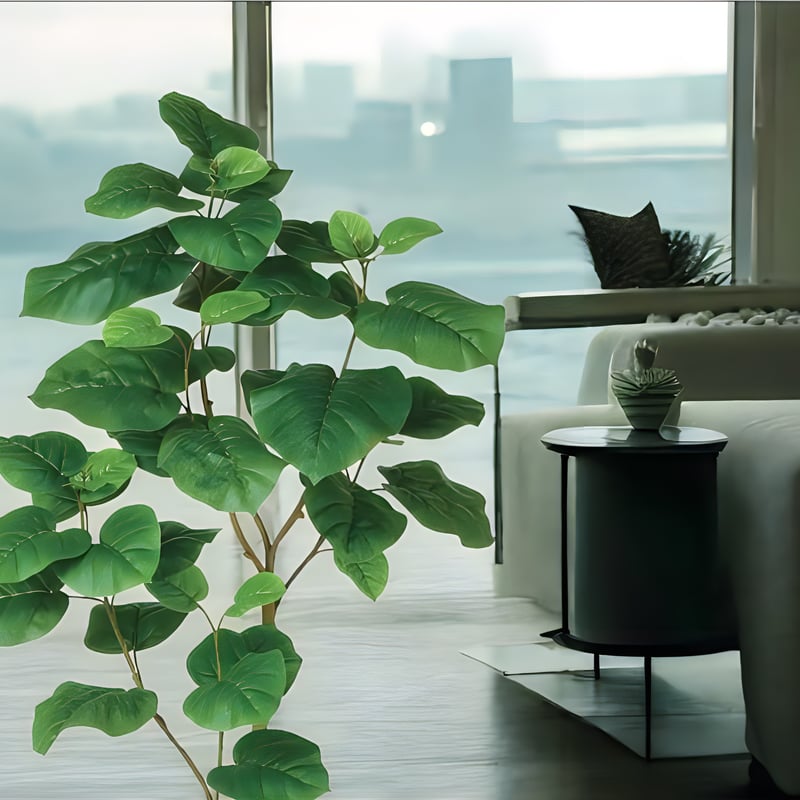 光触媒　人工観葉植物　フェイクグリーン　ウンベラータ2本立FST 人工観葉・フェイクグリーン 光触媒 人工観葉植物 フェイクグリーン