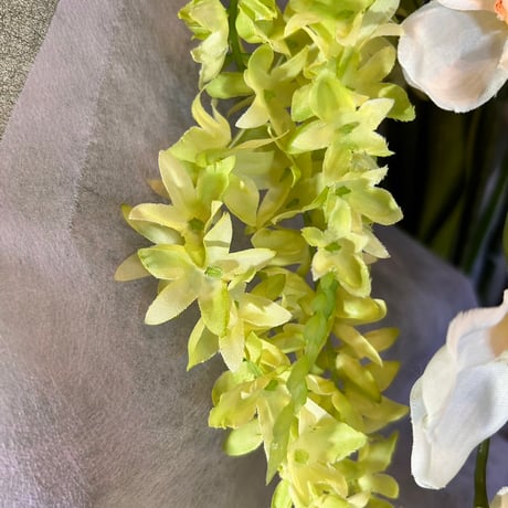 光触媒　人工観葉植物　フェイクグリーン　胡蝶蘭　シンピジューム６本立ち