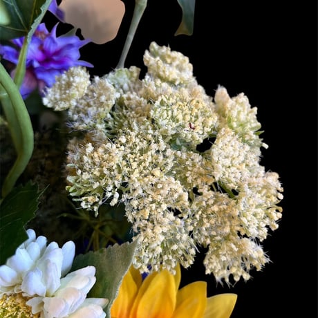 光触媒　人工観葉植物　ウォールグリーン　フェイクグリーン　ひまわりアレンジ58
