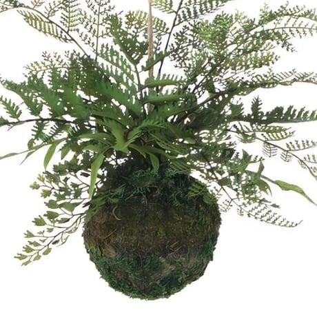 光触媒　人工観葉植物　フェイクグリーン　ミックスファンモスボール