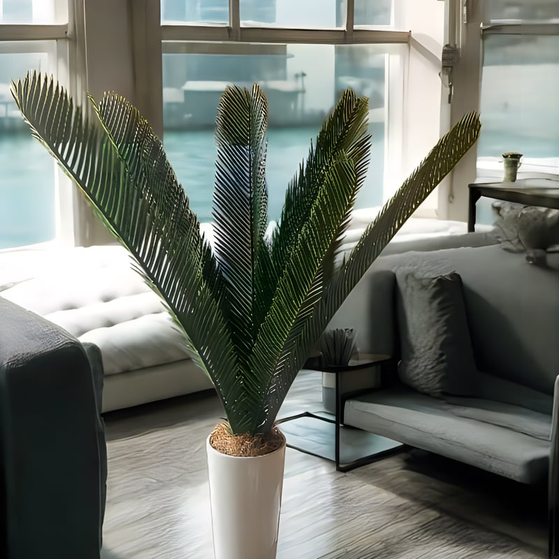 光触媒　人工観葉植物　ウォールグリーン　フェイクグリーン　花器付アレカヤシ100 光触媒 人工観葉植物 ウォールグリーン フェイクグリーン 花器付