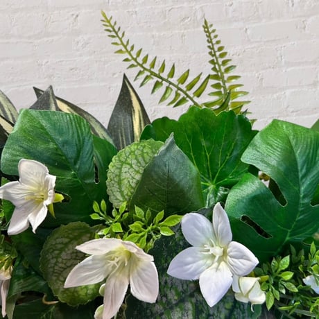 光触媒　人工観葉植物　ウォールグリーン　フェイクグリーン　壁掛け203080