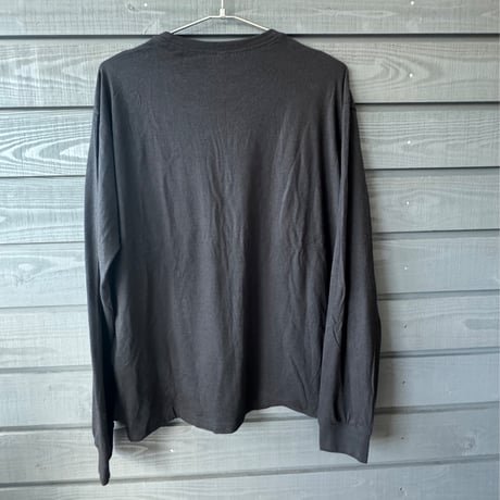 Bamboo Cotton Simple Long T-shirt Black