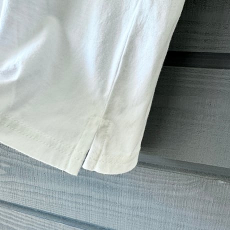 Bamboo Cotton Palm print Tshirt White
