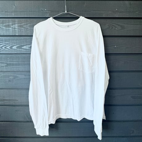 Bamboo Cotton Palm print LongT-shirt White