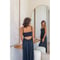 Modal Spandex Relax Fit Bra Top Flare One Piece  Black
