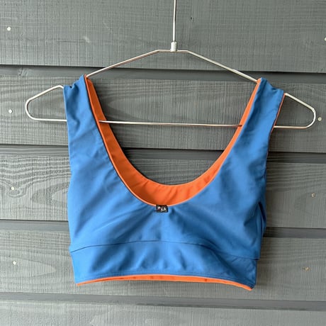Reversible Bikini Tops　Vintage Blue x Vintage Orange