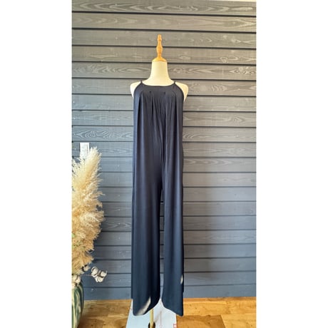 Simple Jump Suit Modal Spandex Black