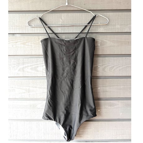 ♻️Econyl®︎　Reversible Bustier One Piece　Nero Stripex Black