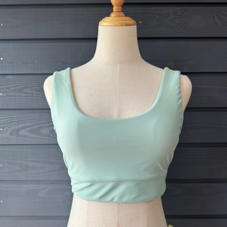 Reversible Bikini Top　Lichen x Melon