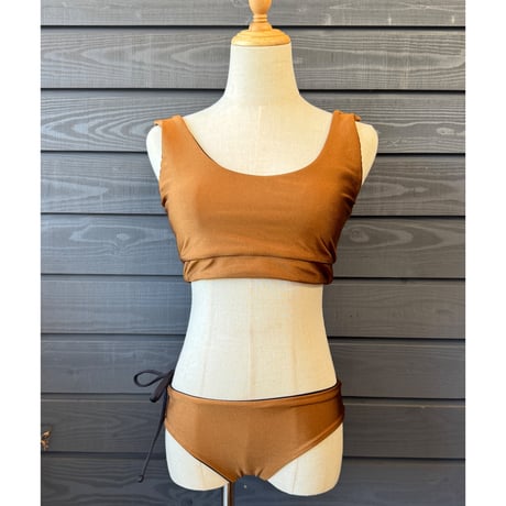 Reversible Surf Cheeky Shiny Cinammon x Black