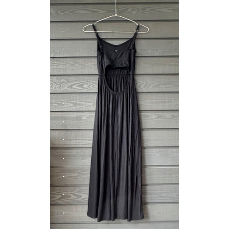 Modal Spandex Relax Fit Bra Top Flare One Piece  Black