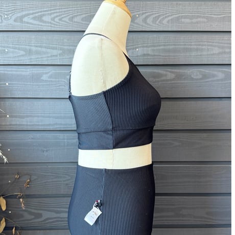 2way tops ♻️eco Rib Black