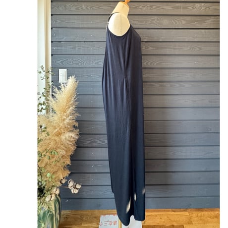 Simple Jump Suit Modal Spandex Black