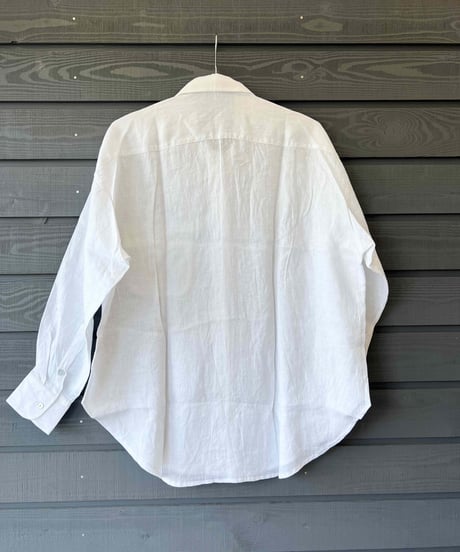 Big Size Linen White  Shirt