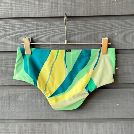 Reversible Boy Shorts Tropic Leaf x Deep Ocean