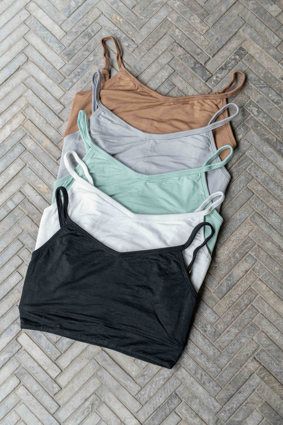 Modal Spandex Relax Fit Bra White | via Bella