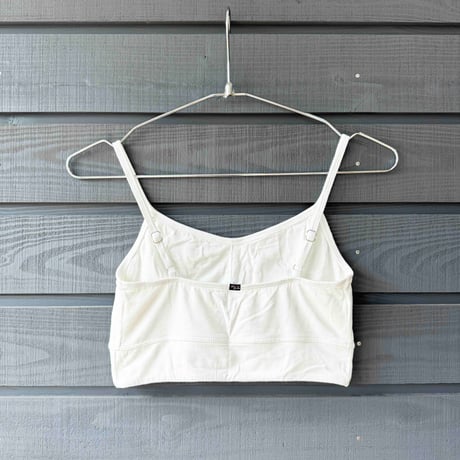 Modal Spandex　Relax Fit Bra White