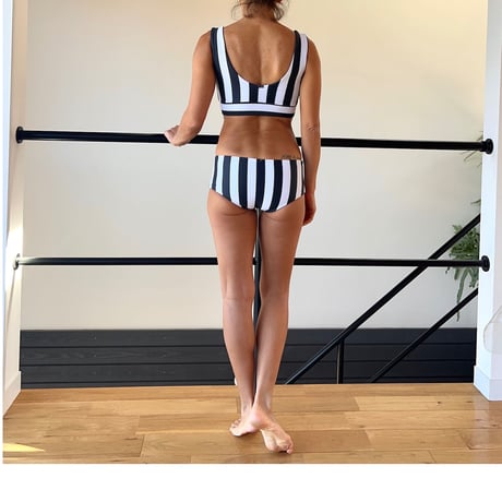 ♻️Econyl®︎Reversible Boy ShortsNero Stripe x Black