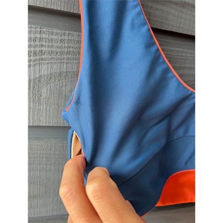 Reversible Bikini Tops　Vintage Blue x Vintage Orange