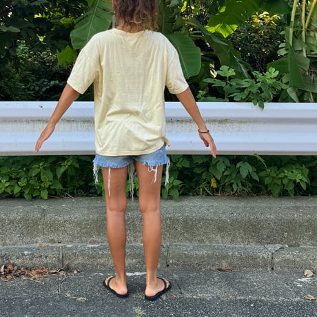 Bamboo Cotton  Tshirt Banana Milk