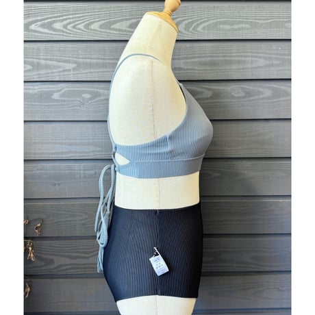 High Waist Bottom ♻️ecoRib Black