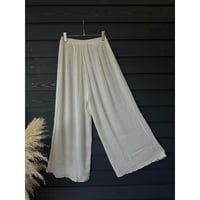 Bloom Long Pants Natural White