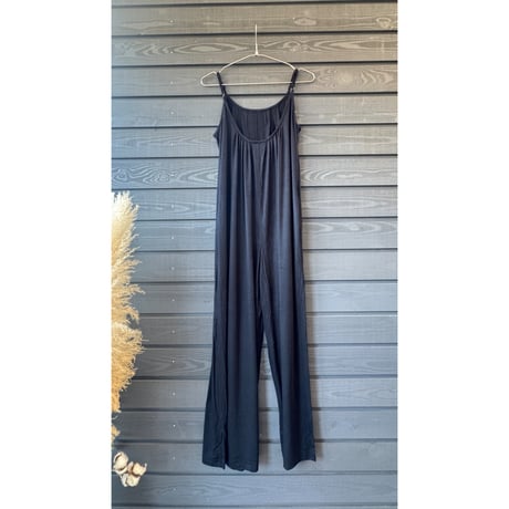 Simple Jump Suit Modal Spandex Black