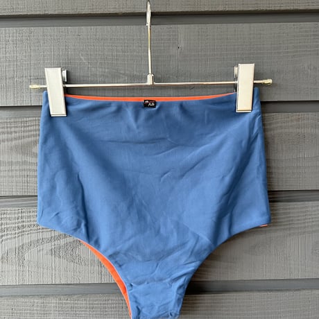 Reversible High Waist Bottoms Vintage Blue x Vintage Orange