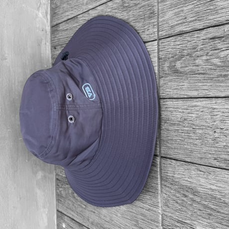 ツバ広め撥水ハット　Dark Brown