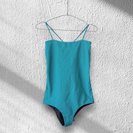 Reversible  Bustier One Piece Deep Ocean x Black