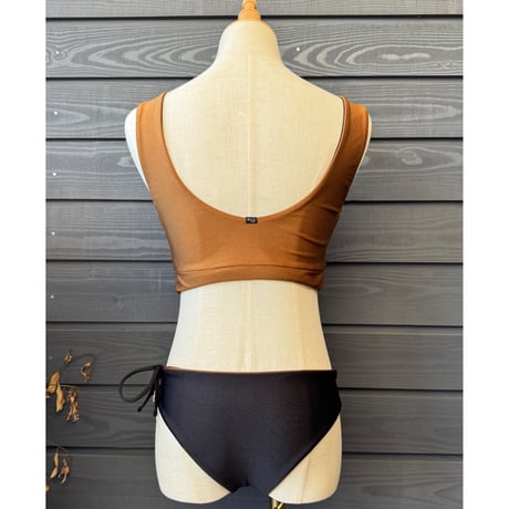 Reversible Surf Cheeky Shiny Cinammon x Black