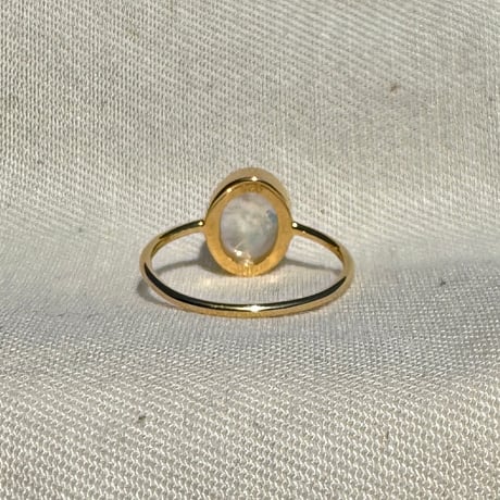 via Bella Gemstones Ring Rainbow Moon Oval&Square