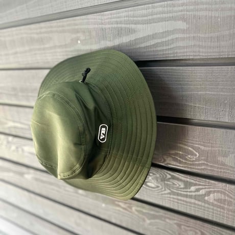 ツバ広め撥水ハット　Olive