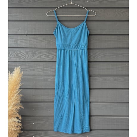 Modal Spandex　Relax Fit Bra Top Tight One Piece Smoky Blue