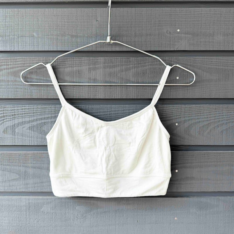 Modal Spandex Relax Fit Bra White | via Bella