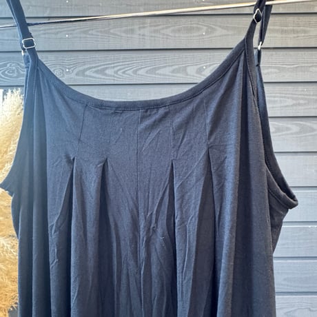Simple Jump Suit Modal Spandex Black