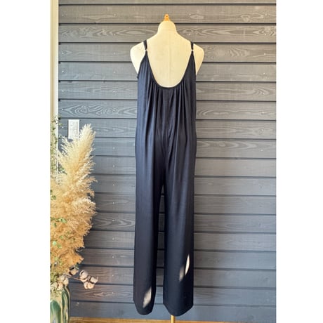 Simple Jump Suit Modal Spandex Black