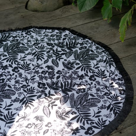 Round Sarong Bali Flowers