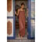Simple Jump Suit Viscose Spandex Mocha Brown