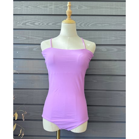 Reversible  Bustier One Piece Melon x African Violet