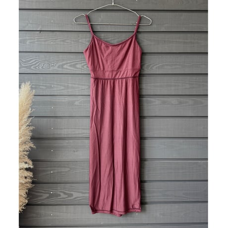 Modal Spandex　Relax Fit Bra Top Tight One Piece Wine