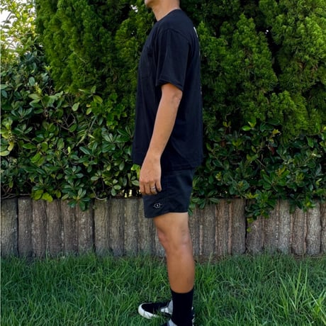 Bamboo Cotton Simple Tshirt Black