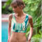 Reversible Bikini Top　Tropic Leaf x Deep Ocean