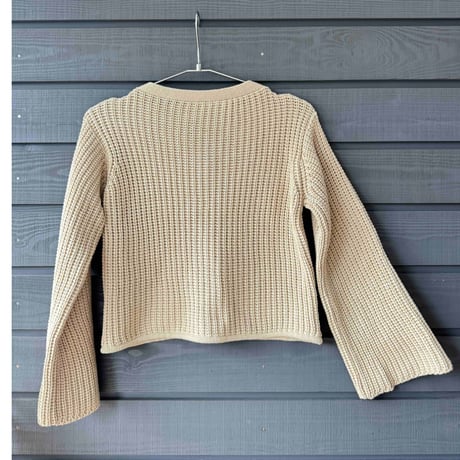 Cotton Knit Cardigan Kinari