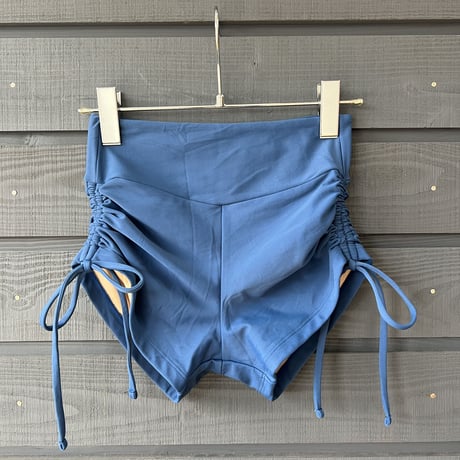 Side Ribbon Short Pants　Vintage Blue