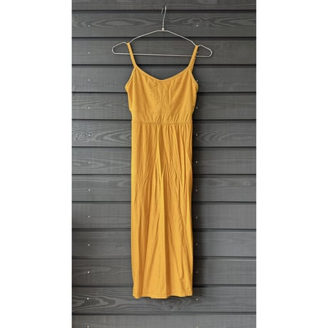 Modal Spandex　Relax Fit Bra Top Tight One Piece Mustard